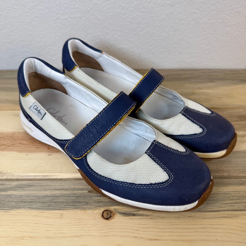 Cole Haan X Nike Air Blue White Mary Jane Sneakers. Great Condition!